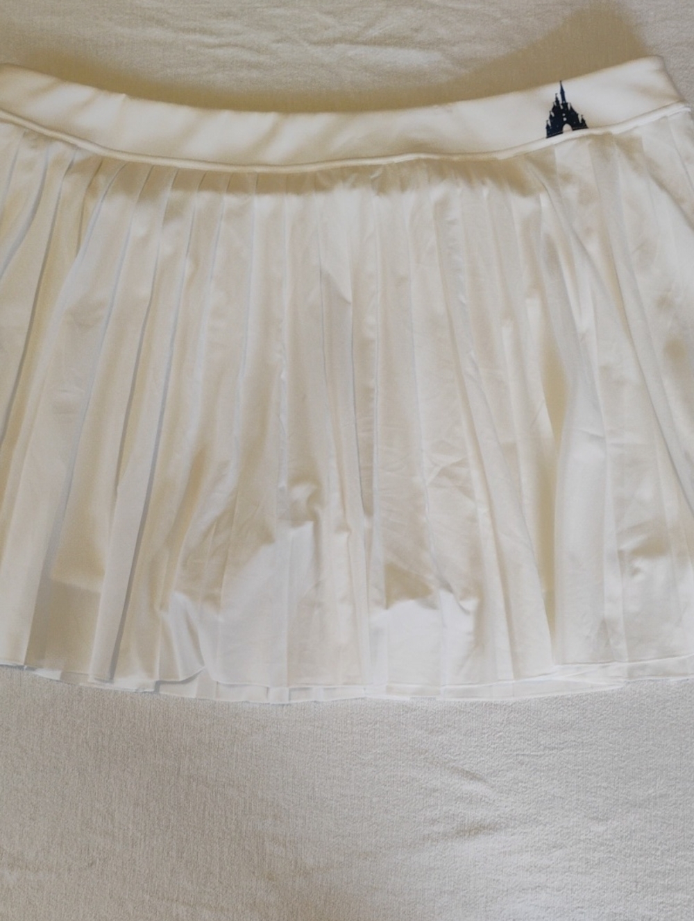 Disney White Pleated Women’s Skort - Classic Tennis Style Plus Size 1X